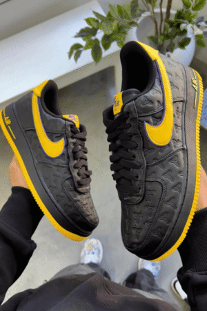 Nike Kobe Bryant x Air Force 1 Low Lakers Away - First Copy