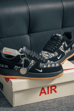 Nike Air Force 1 Low Dior Black 2025 | First Copy Sneakers
