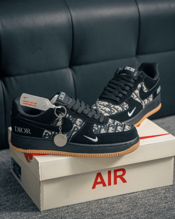 Nike Air Force 1 Low Dior Black 2025 | First Copy Sneakers