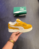 Shop Puma Suede 180 Yellow Sneakers - 7A First Copy