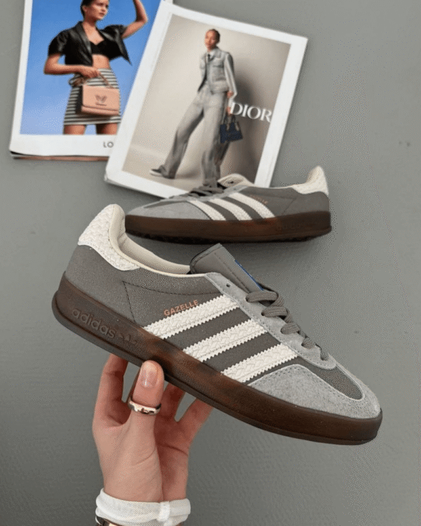 Adidas Gazelle Grey Sneakers for Men & Women - 7A First Copy