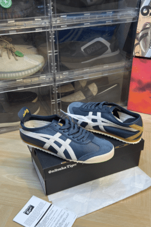 Onitsuka Tiger Navy Orange for Men & Women - 7A First Copy