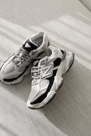 Buy New Balance 9060 Grey Jet Black Sneakers | 7A First Copy