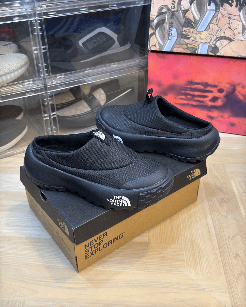 The North Face Never Stop Mule 1 Shop The North Face Never Stop Mule | 7A First Copy Shoes