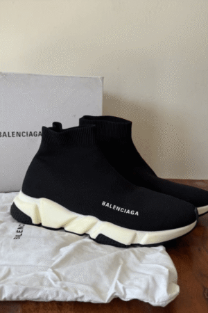 Balenciaga Men's Speed Trainers | Lightweight Knit Sneakers - First Copy