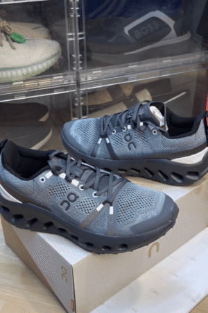 Cloudsurfer Trail Eclipse Black On Cloud Shoes - First Copy