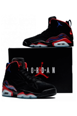 MVP 678 Raptors Air Jordan Sneakers Black - First Copy