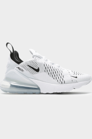 Nike Airmax 270 White Black Shoes - First Copy