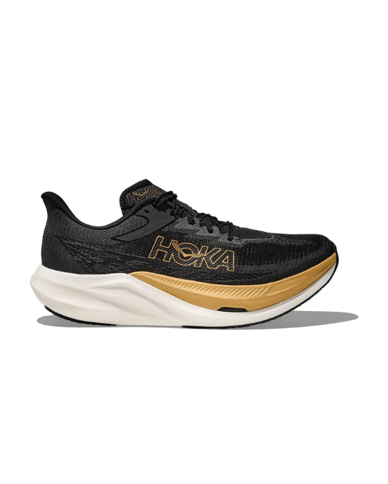 Rocket X 3 Hoka Running Black Gold Shoes 1 Rocket X 3 Hoka Running Black Gold Shoes Online - First Copy