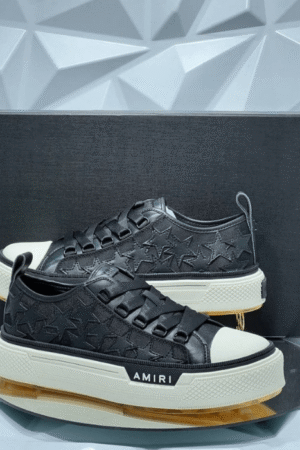 Stars Court Amiri Black First Copy Sneakers - Top Quality